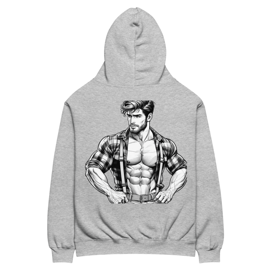 Gay Lumberjack Muscle Hunk LGBTQ Gay Pride Color-In Graphic Design product image (4)