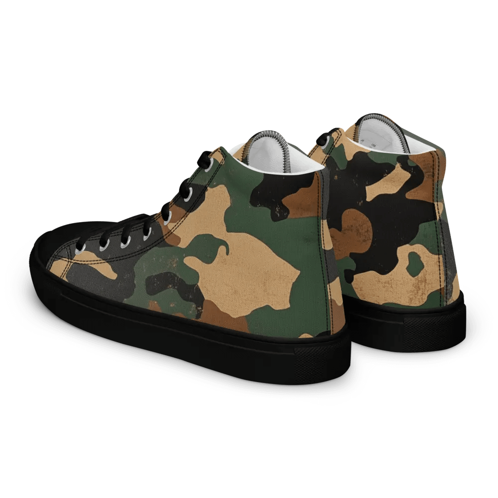 Retro Camo Women's High Tops product image (6)