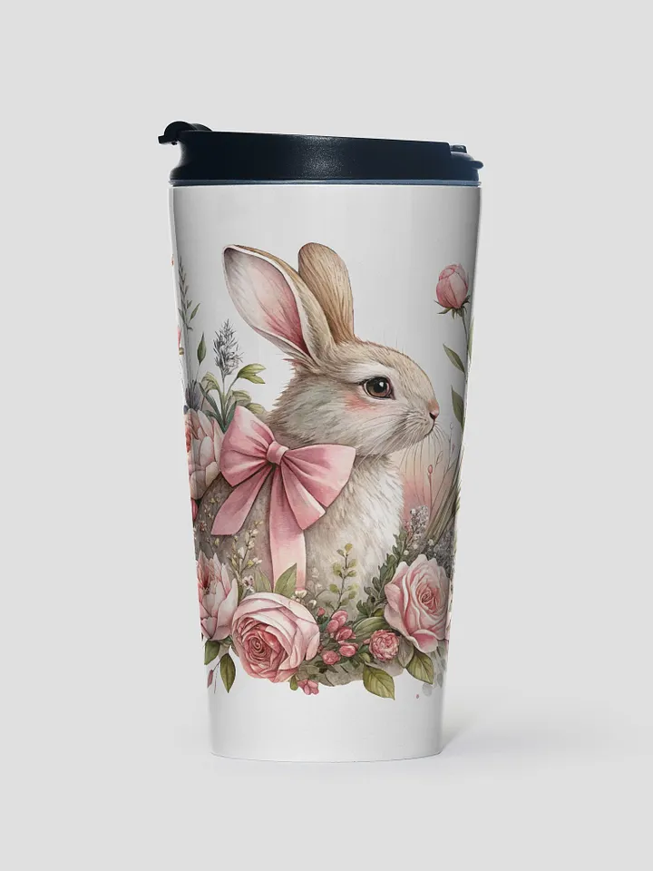 Vintage Bunny Stainless Steel Travel Mug product image (2)