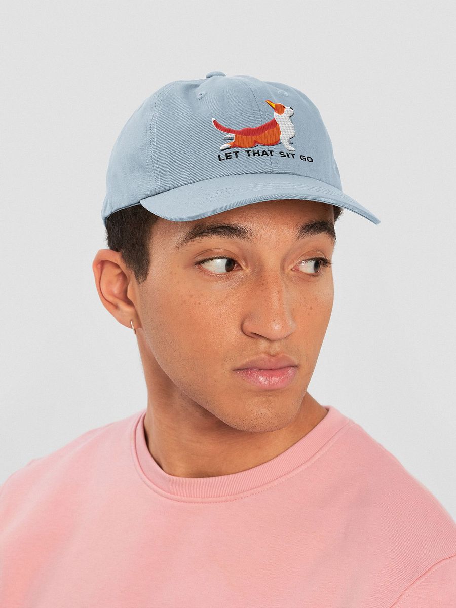 Let that Sit Go Classic Dad Hat(Embroidered) of a Cardigan Welsh Corgi product image (11)