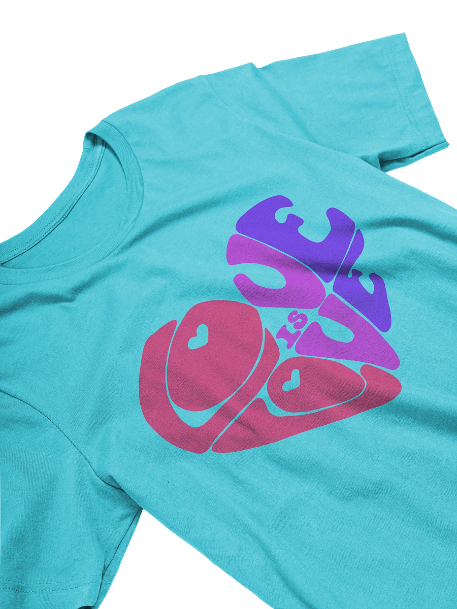 Bisexual Love is Love big print tee product image (3)