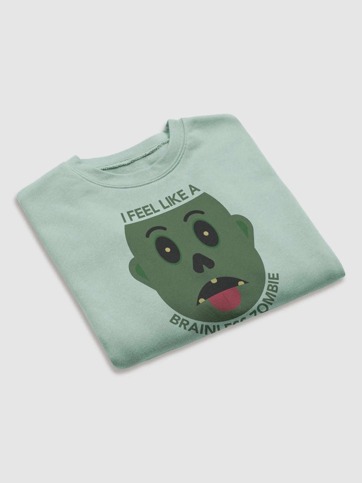 I Feel Like A Brainless Zombie Women Fleece Crop Sweatshirt product image (3)