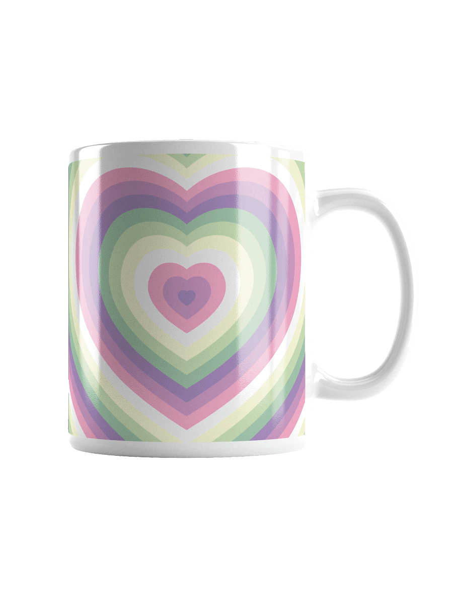 Genderfae Pride Hearts Mug (Left-handed) product image (1)