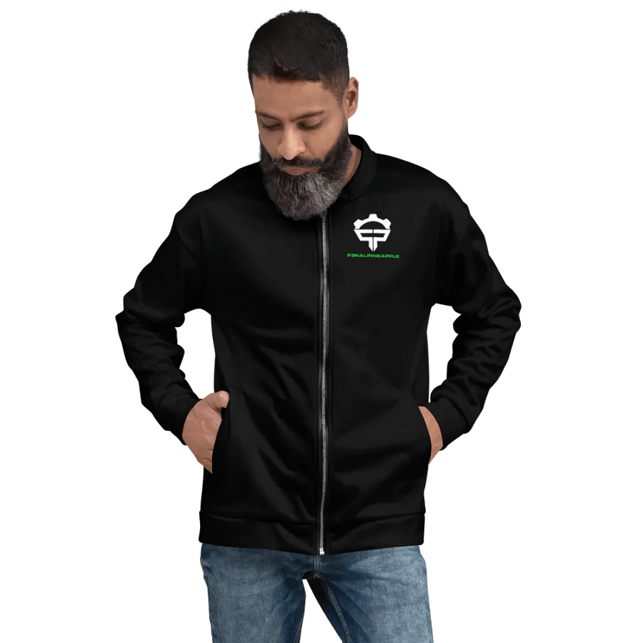 P3nAlPineapple - Black Bomber Jacket product image (2)