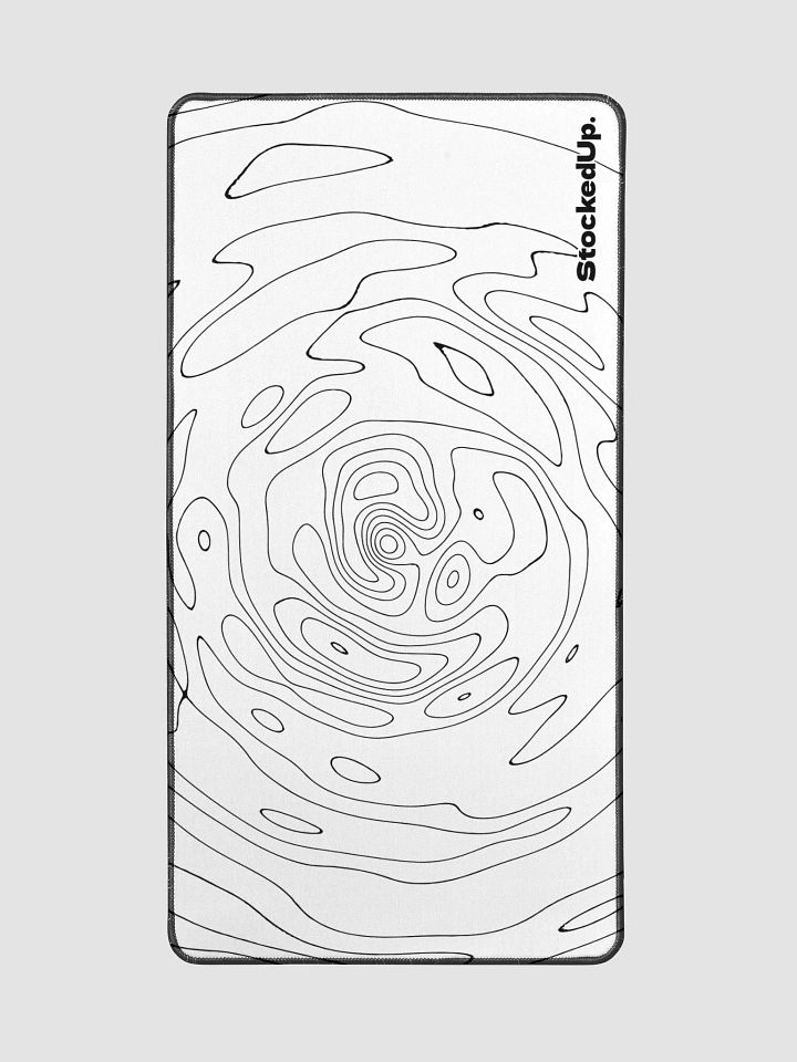 White Topo Mousepad Stocked Up product image (2)