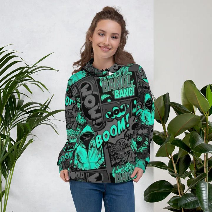 Eerie Comic Chaos Unisex Hoodie product image (2)