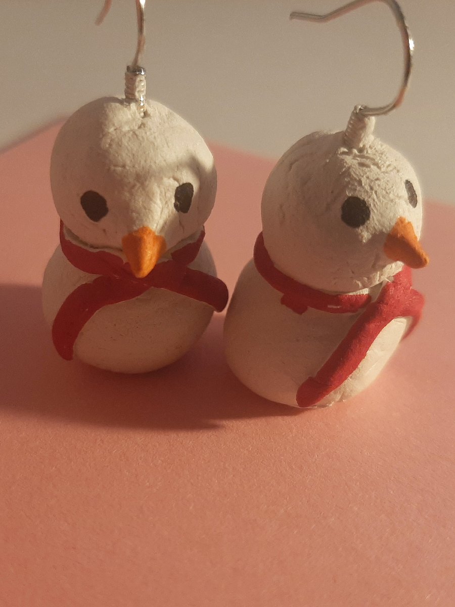 Snowman Earrings product image (2)
