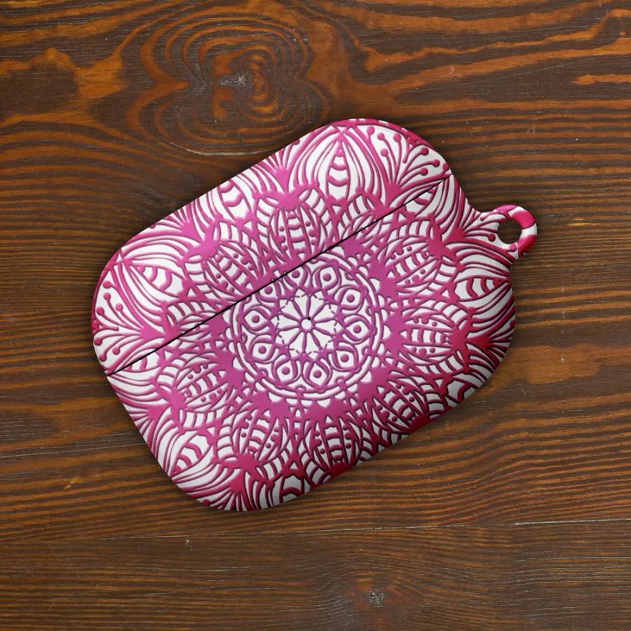 Pink Mandala case for AirPods product image (3)