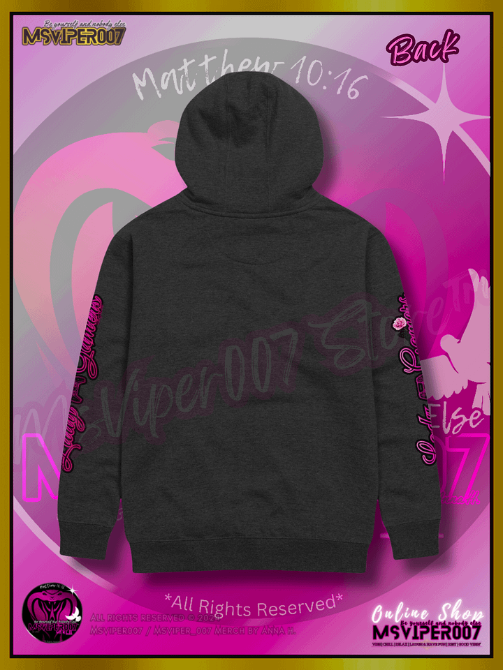 Hoodie - MsViper007's "Lady Gamers Are Awesome™ [V3]" (pink rose) by Anna H. product image (2)
