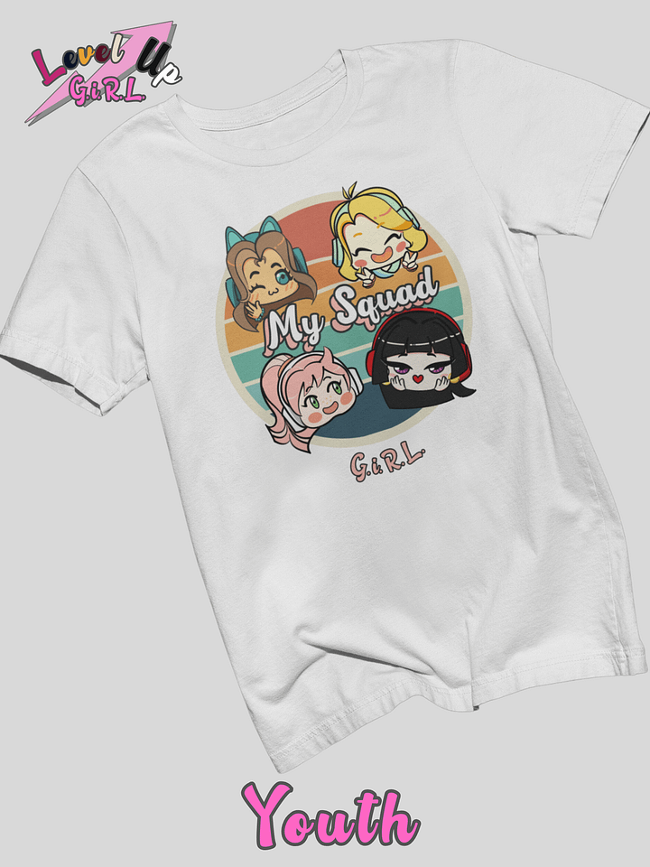 Gamer girl shirt - My Squad by G.i.R.L. youth product image (2)