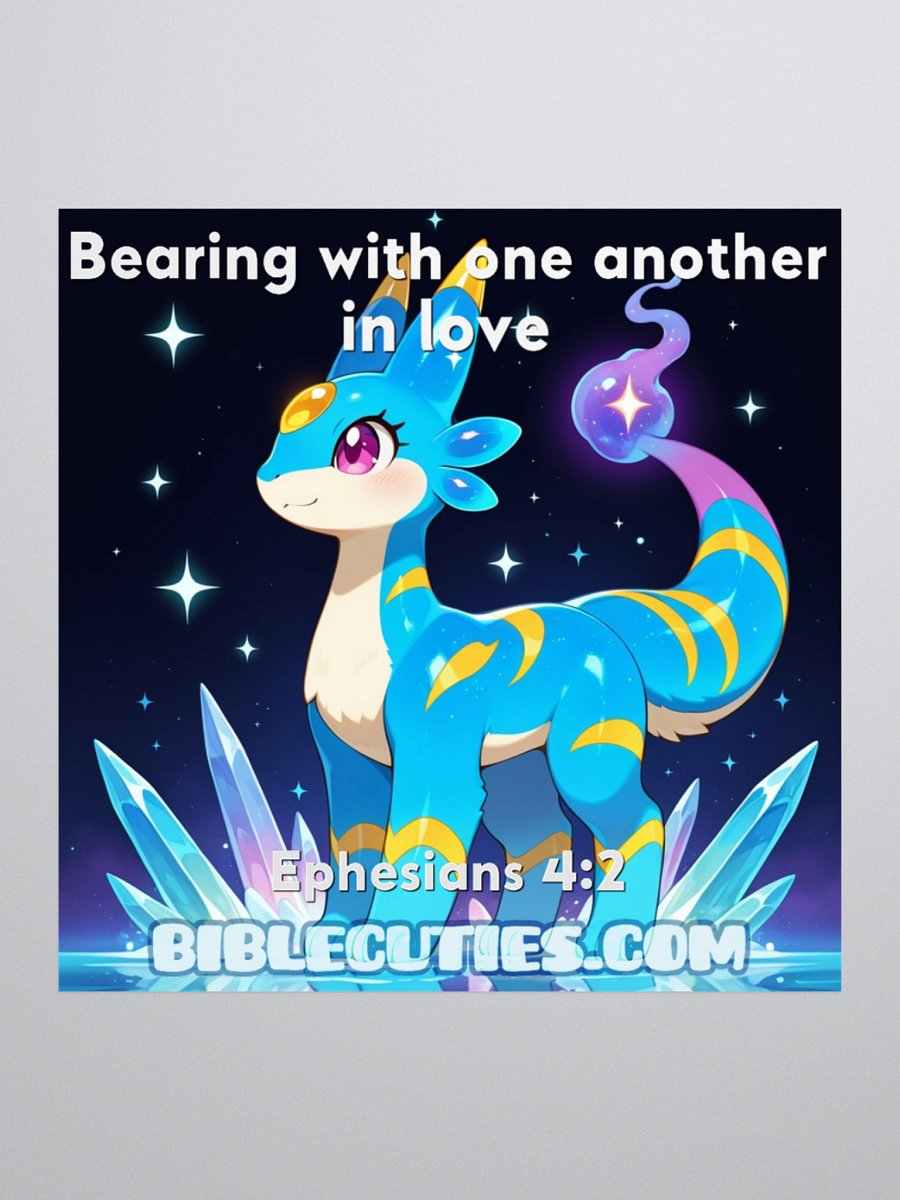 Bible Cuties Serena - Bearing with one another in love Sticker product image (2)