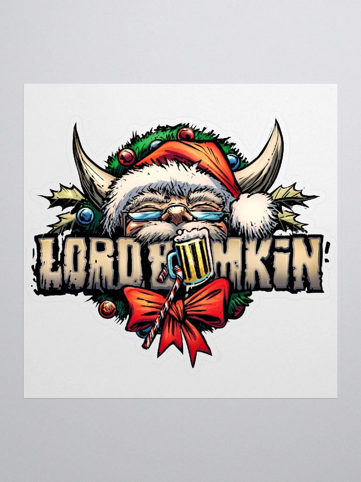 x-mas logo sticker product image (1)
