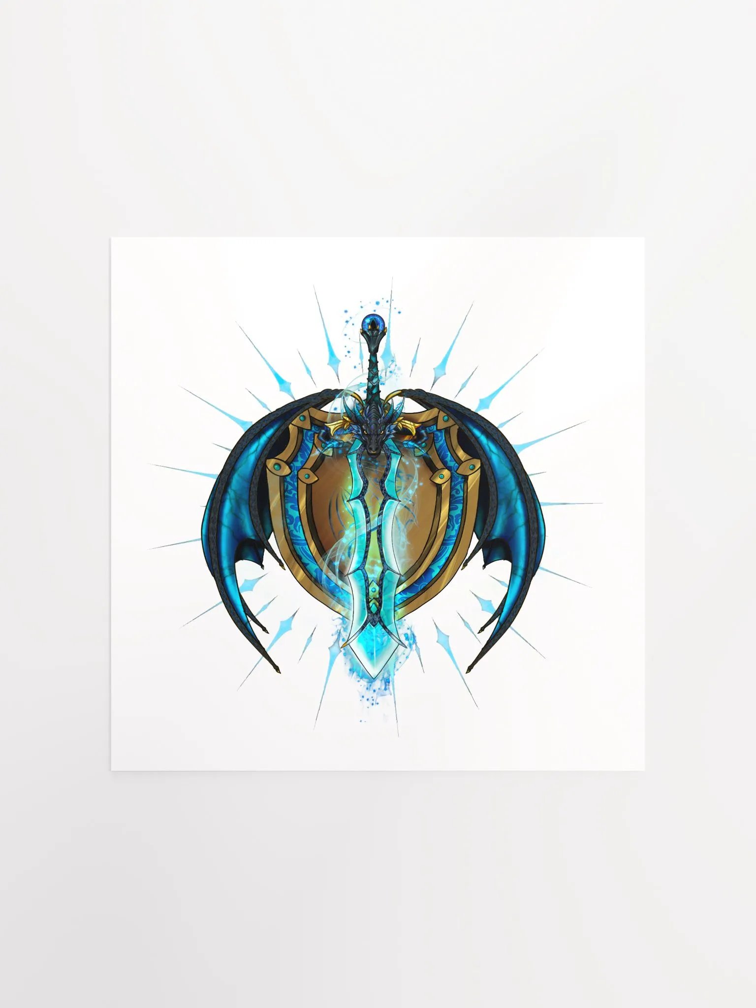 Azure Vanguard Commander Crest Print product image (1)