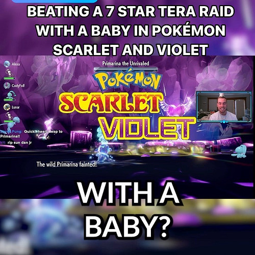 I beat the 7 Star Primarina Tera Raid with it’s own son in Pokémon Scarlet and Violet! This continues my favorite tera raid t...