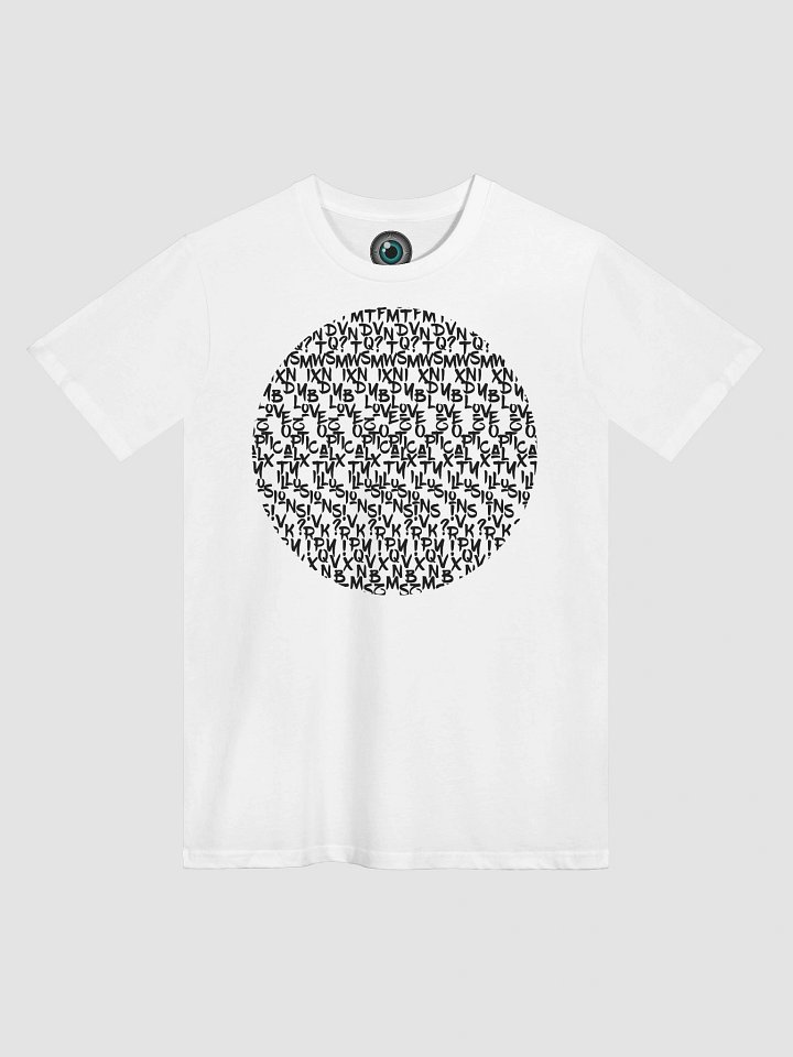 I LOVE OPTICAL ILLUSIONS T-SHIRT UNISEX BLACK TEXT product image (1)