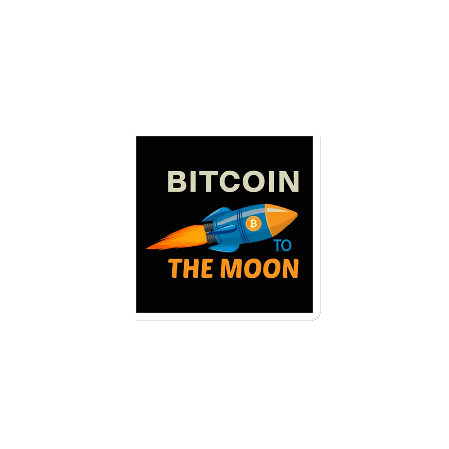 Bitcoin to the Moon Magnets product image (1)