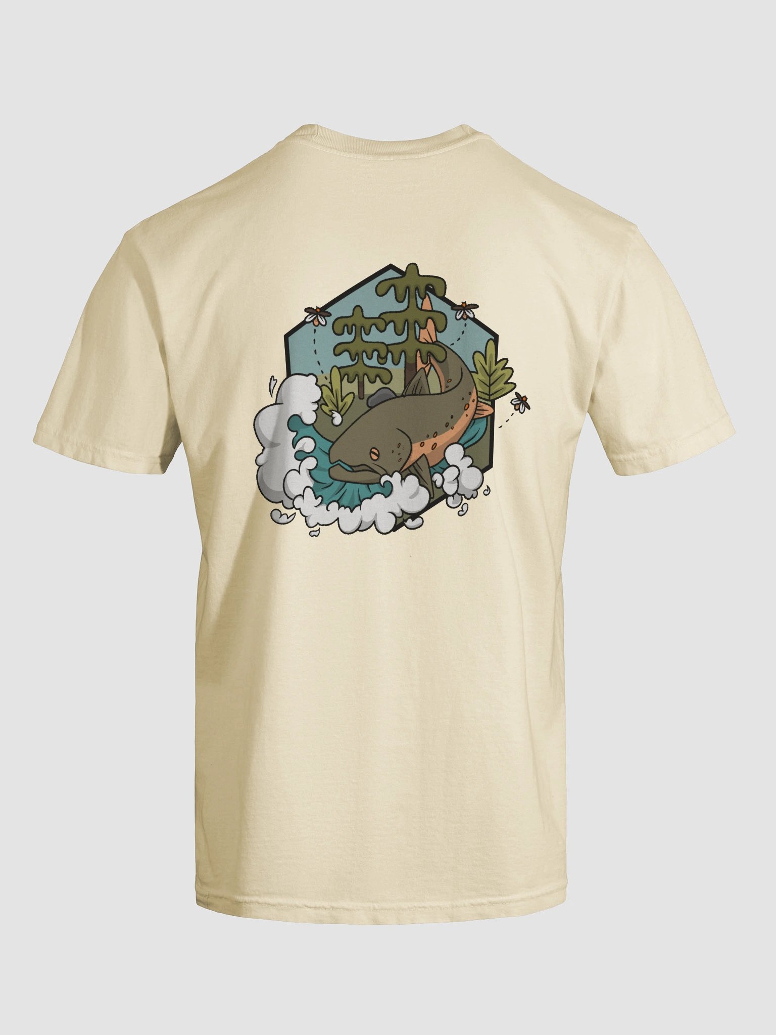 Bull Trout Woods Tee (Charcoal Logo) product image (9)