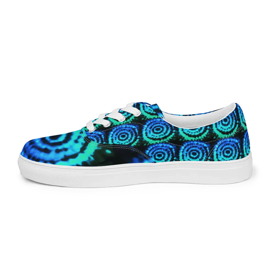 Blue moon splash lace up canvas shoes (mens) product image (11)
