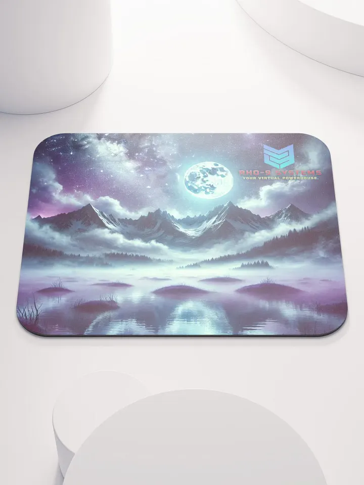 Veil of Midnight: Lunar Paradise Mousepad product image (1)