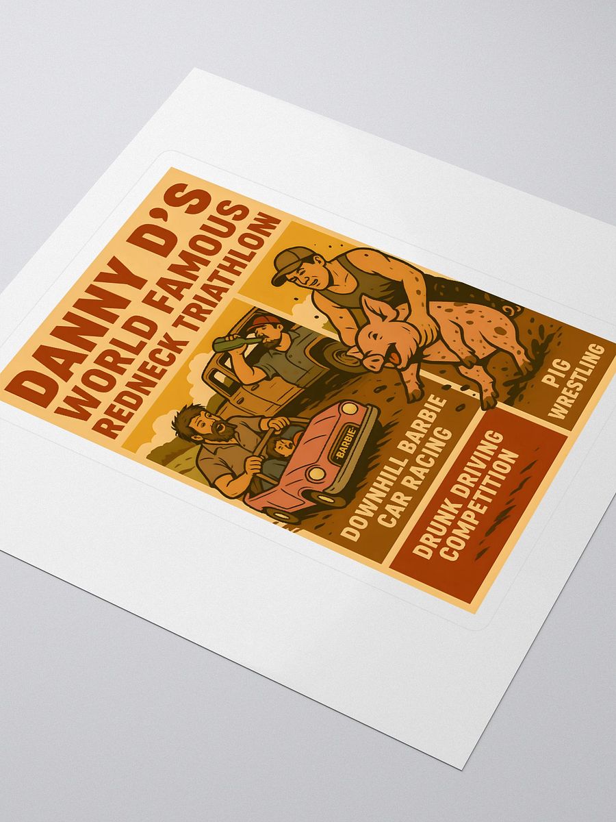 Redneck Triathlon Sticker product image (3)