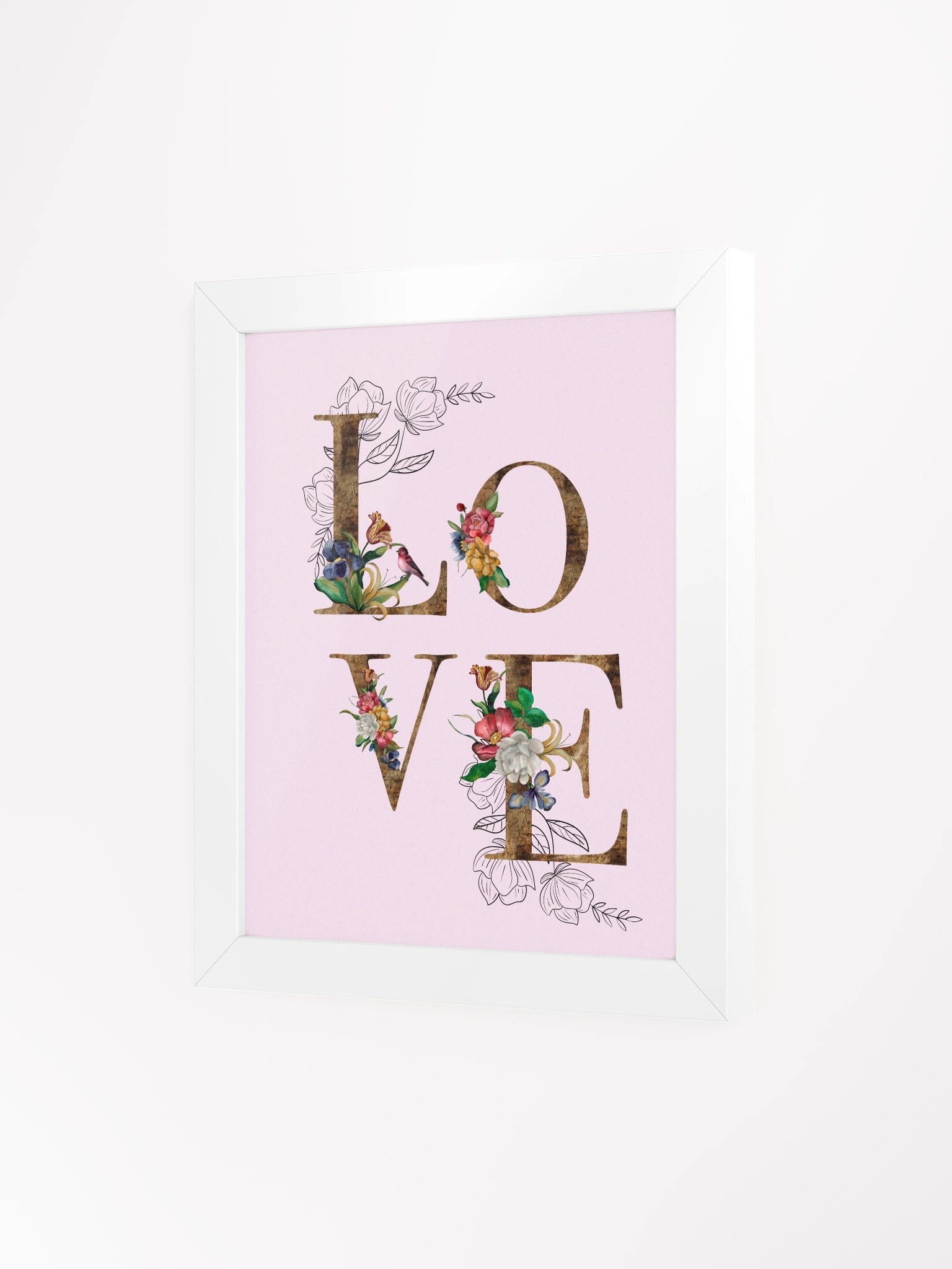 Floral Love Framed Poster product image (3)
