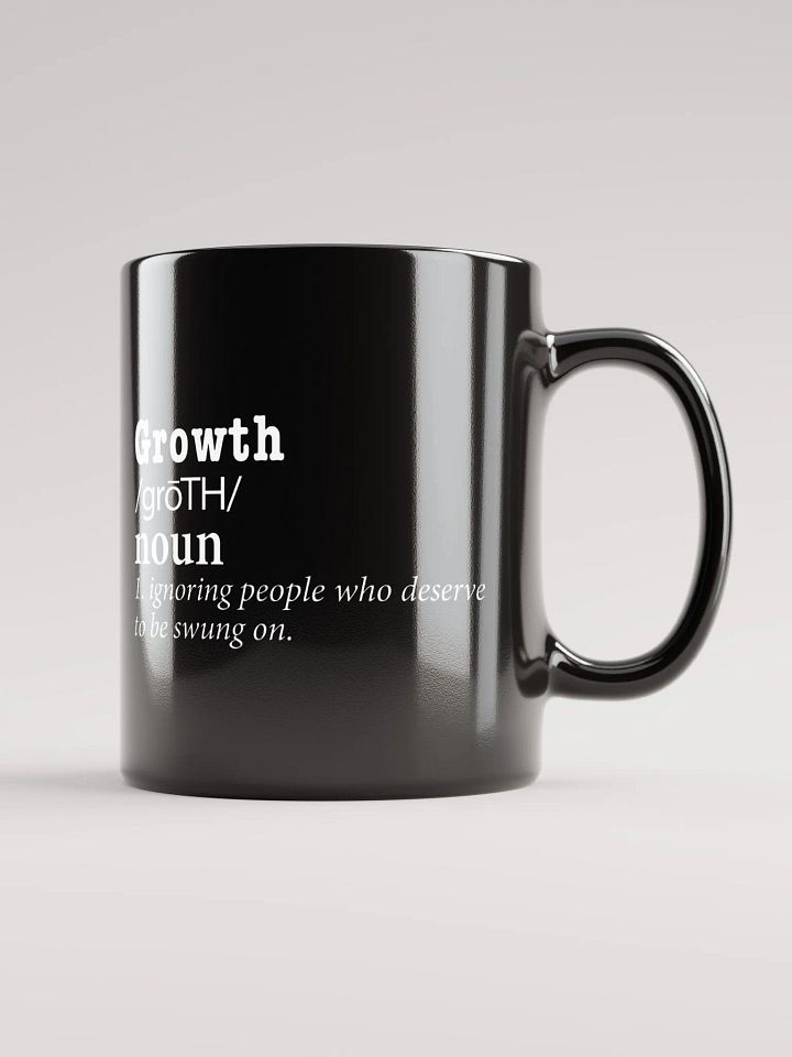 Growth Black Glossy Mug product image (2)