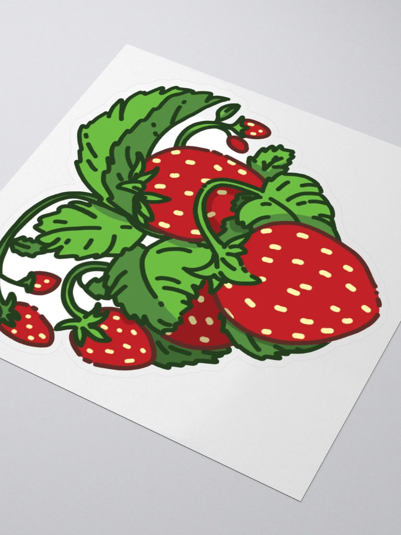 Strawberry Heart Sticker product image (3)