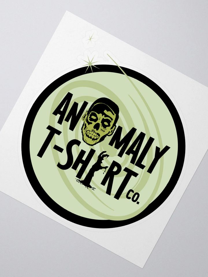 Green Zombie Kiss Cut Stickers product image (5)