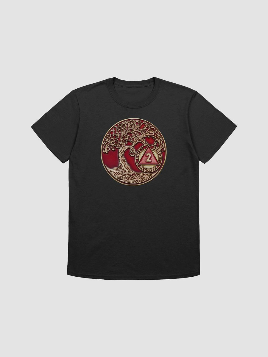 Twisted Tree of Life 2nd Year Sobriety Red Medallion T-Shirt product image (4)