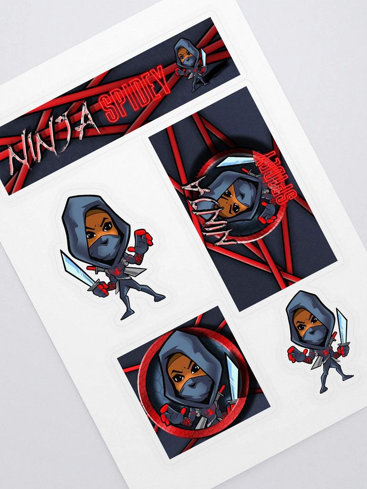 NinjaSpidey Sticker Set 1 product image (1)