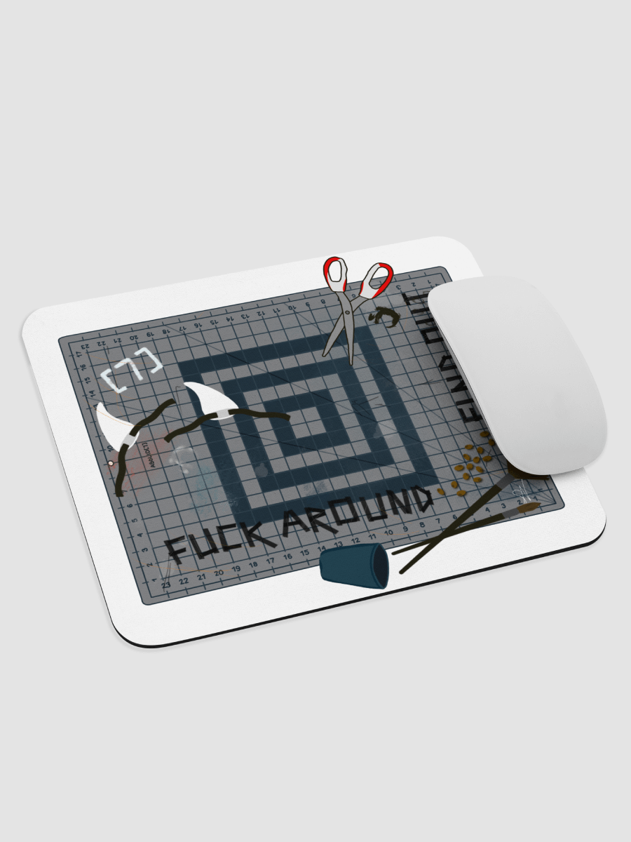 ASolid[7] Craft Desk Mouse Pad (White) product image (1)