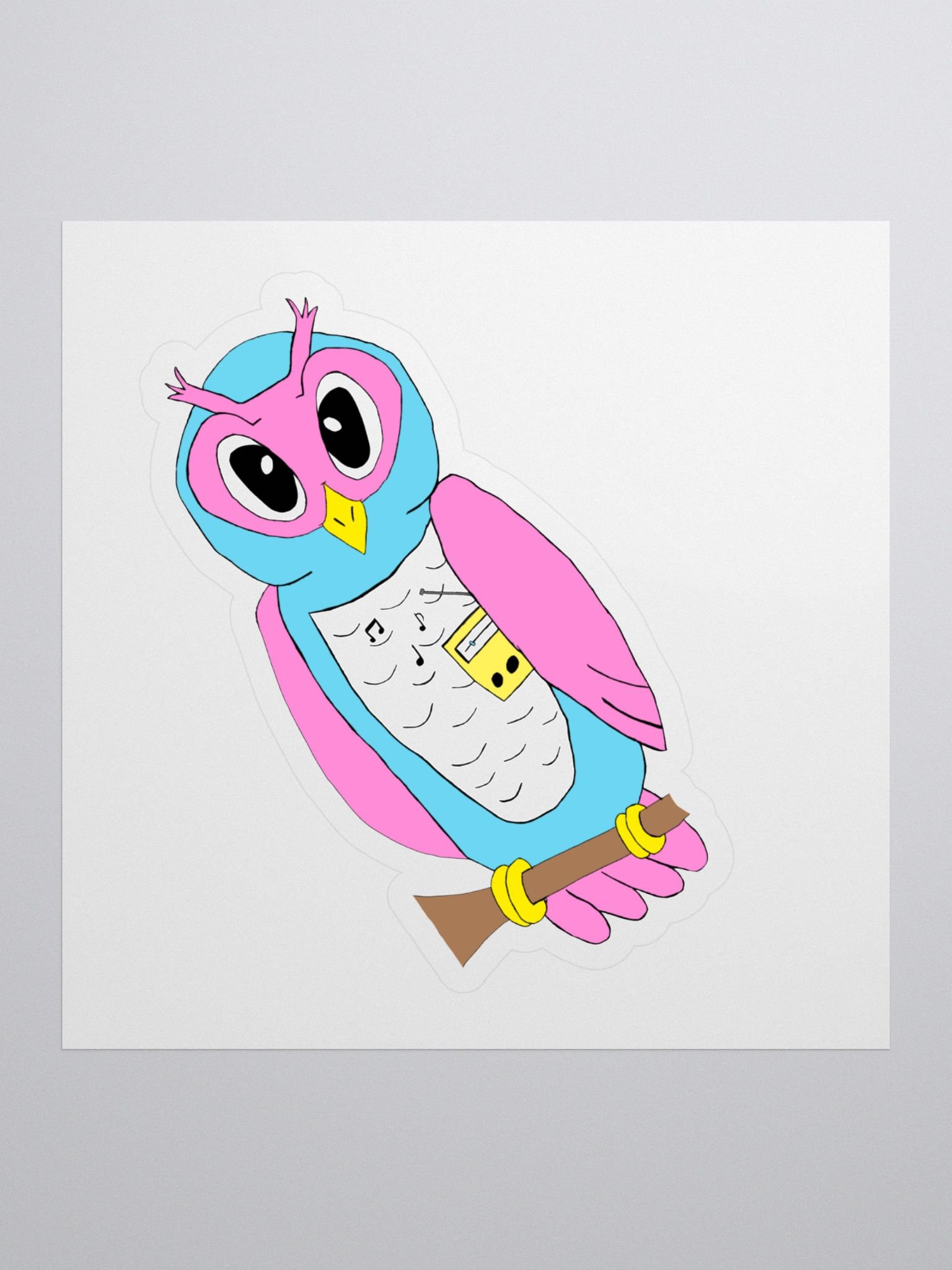 Reclaim the Owl Chill sticker product image (1)