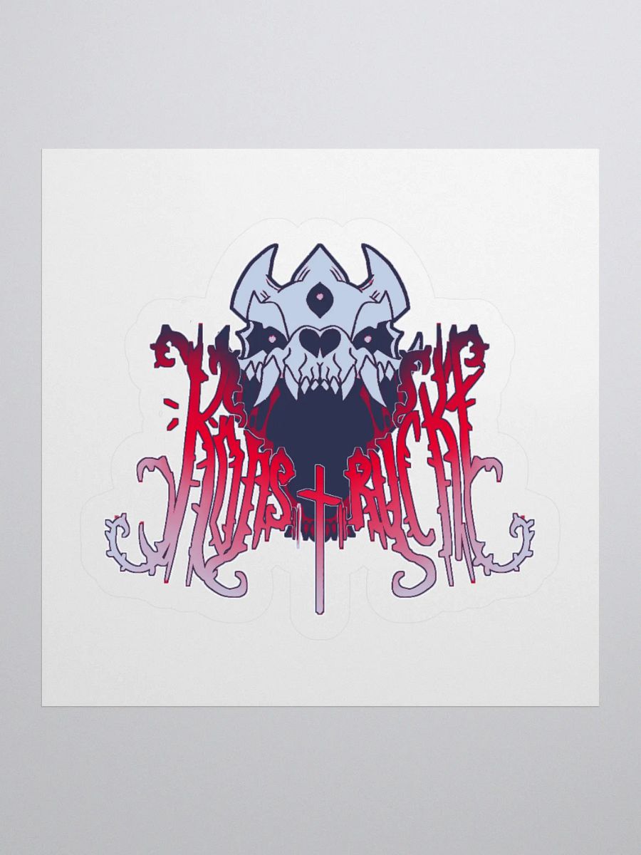 Kon logo - red - sticker product image (1)