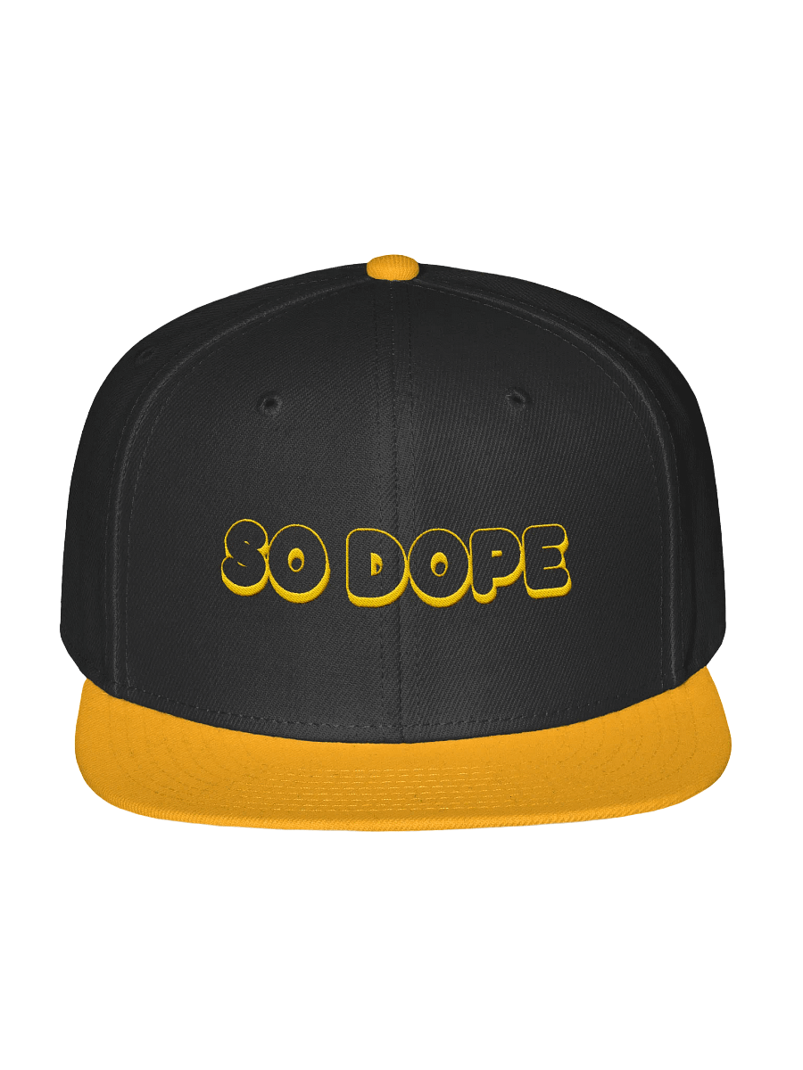 SO DOPE (Black & Gold) SNAPBACK product image (1)