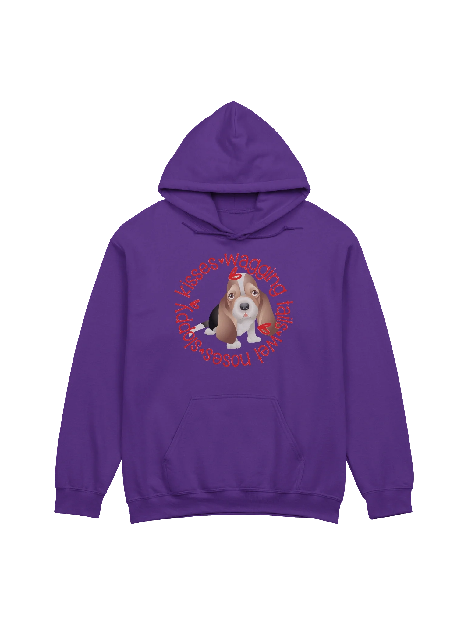 Sloppy Kisses Bassett Hound hoodie product image (1)
