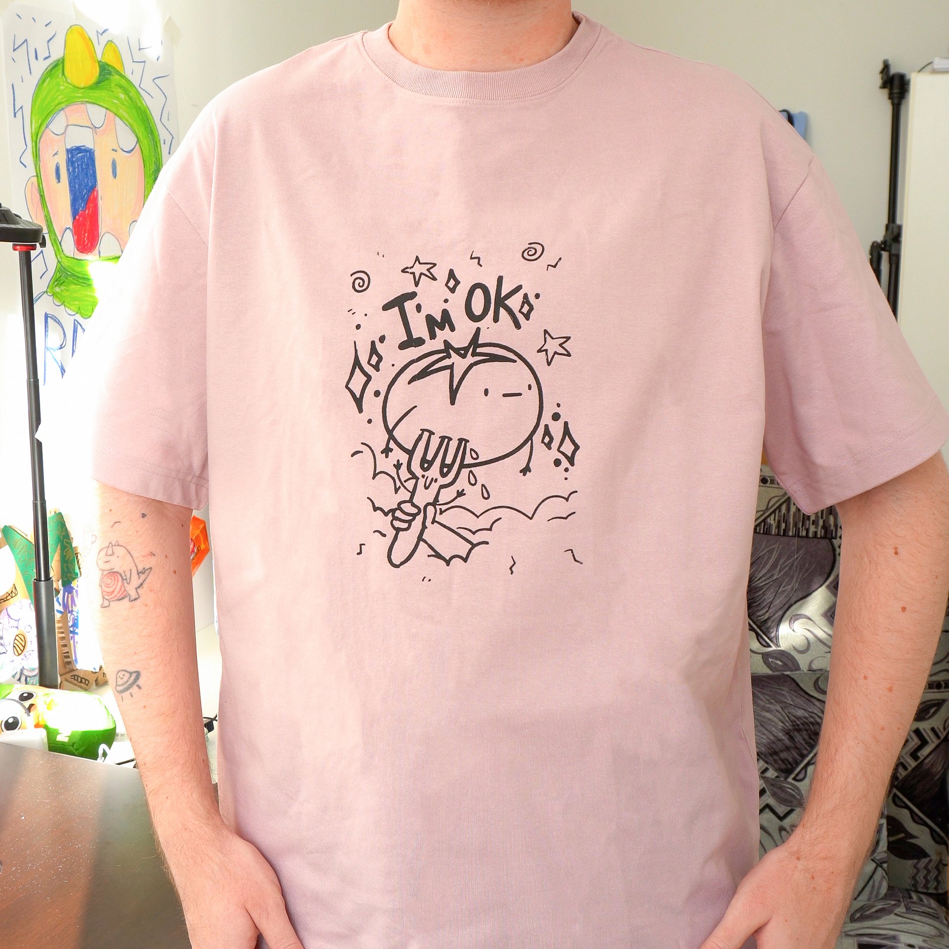 I'M OK T-Shirt Pink product image (1)