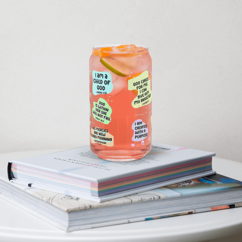 Bible Affirmation Can-Shaped Glass product image (17)