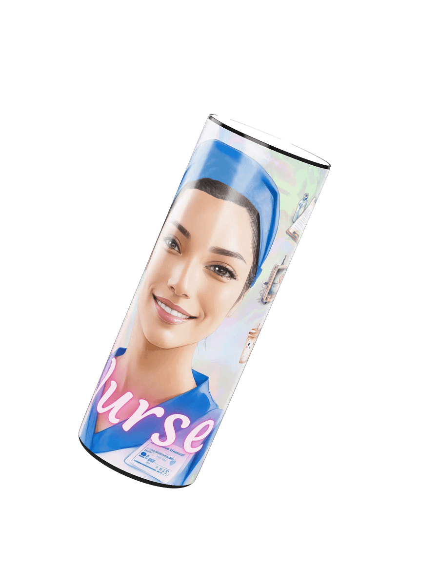Latina Nurse 20 oz Skinny Stainless Steel Tumbler product image (3)