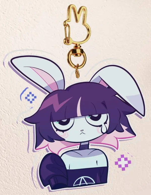Delulu Bust Keychain product image (1)