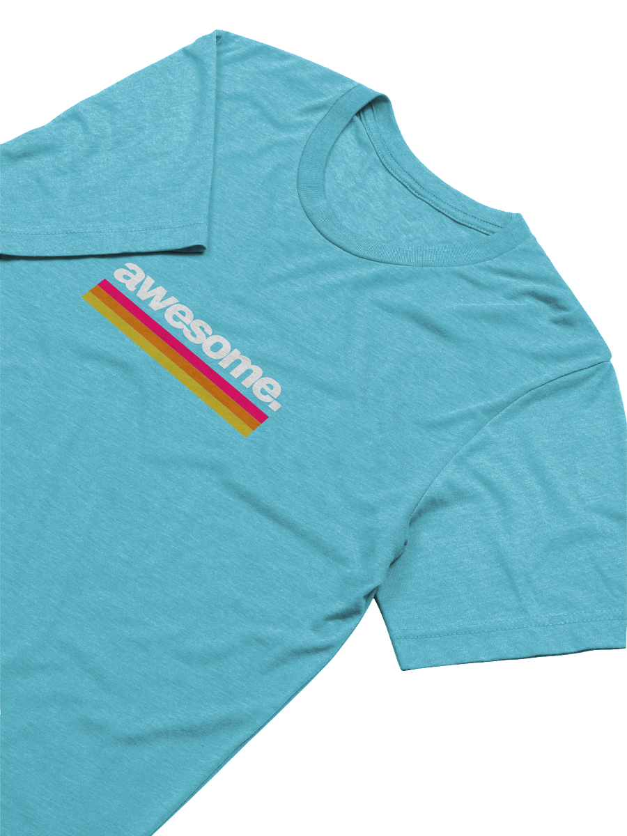 Sunset Awesome Stripes Tri-Blend Tee product image (18)