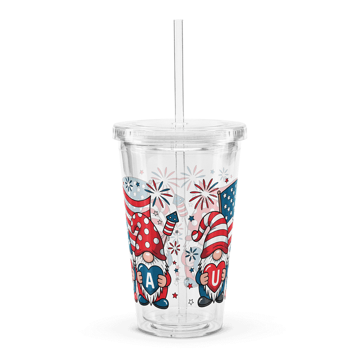 Patriotic Gnome Double Wall Tumbler product image (2)