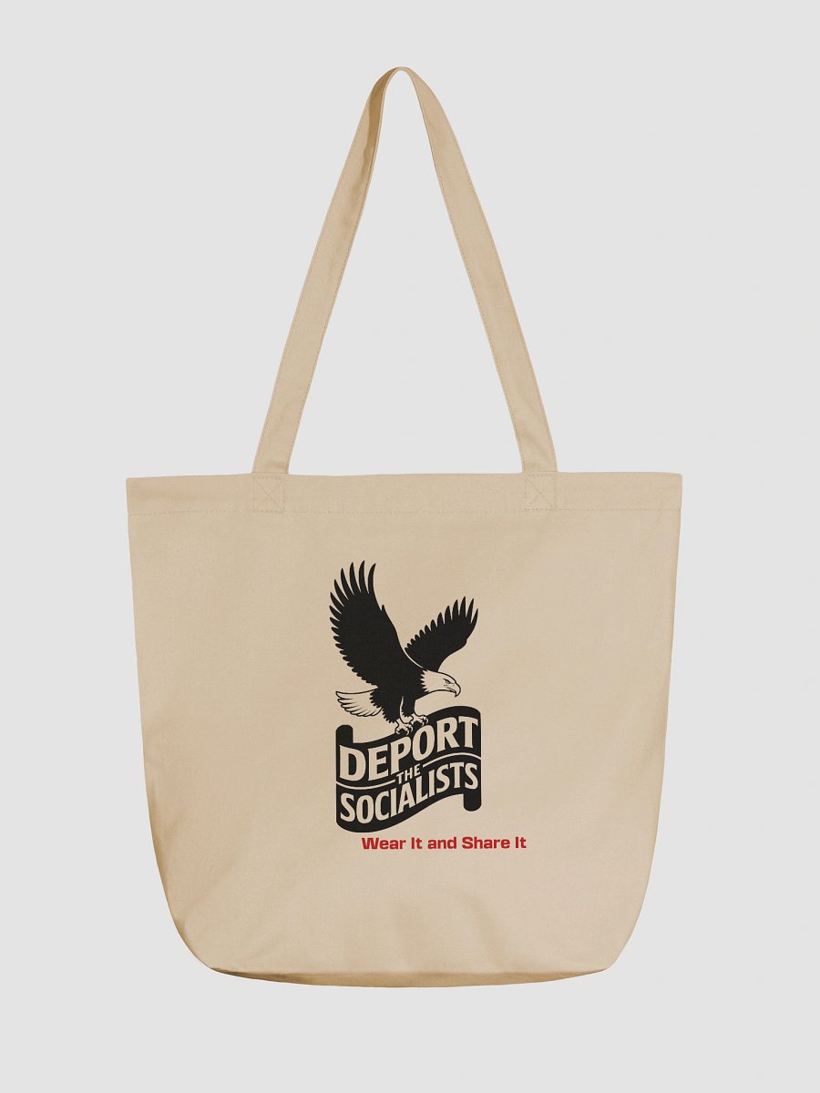 "Deport The Socialists" tote bag - Black Eagle product image (1)