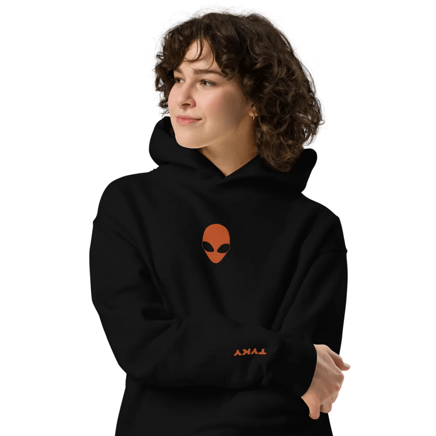 TYKY Extraterrestrial Encounter Hoodie Orange Logo product image (5)