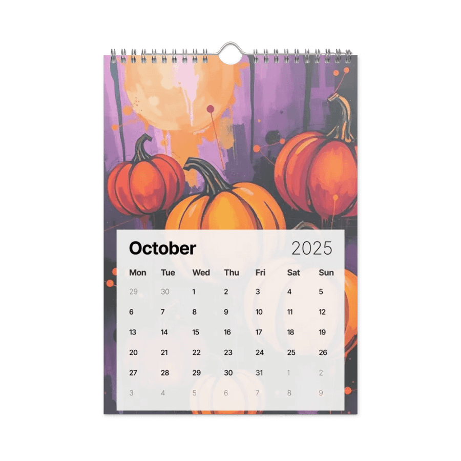 ART ABSTRACT WALL CALENDAR 2025 product image (12)