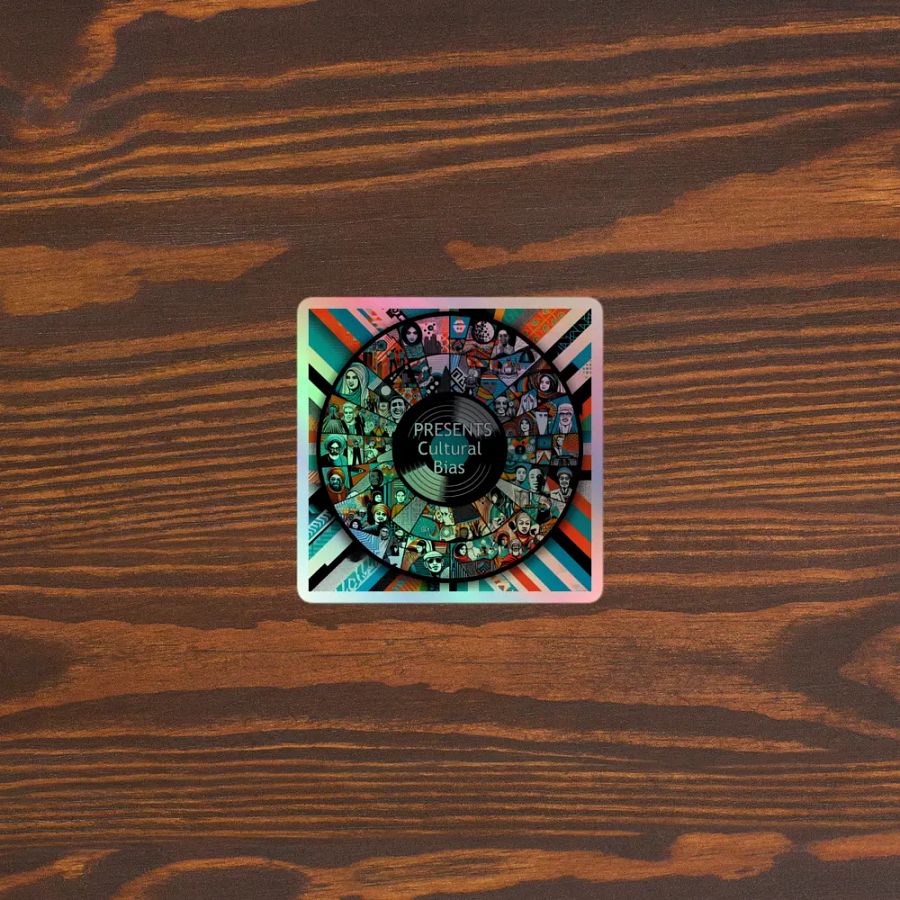 Presents Cultural Bias - Holographic Sticker product image (3)