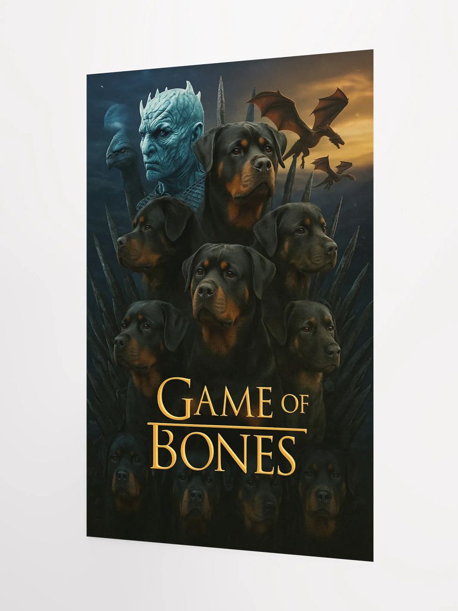Rottweiler Game Of Bones Poster product image (7)
