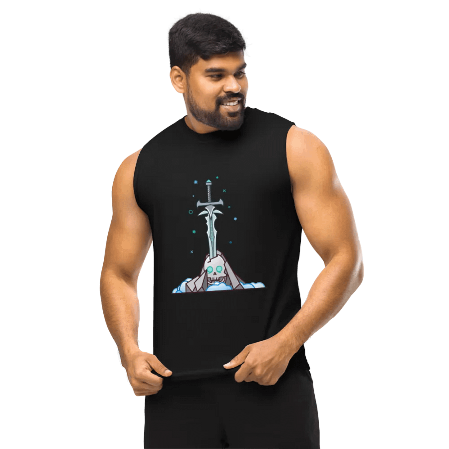 Sword in the Skull - Lich Variation - Men's Style Muscle Tank product image (10)