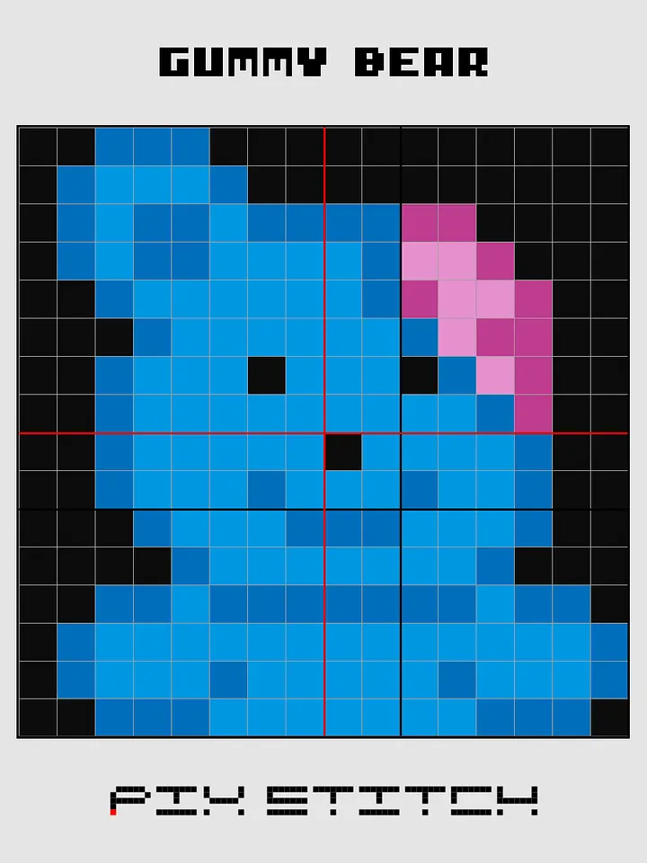 Gummy Bear Pixel Art product image (2)