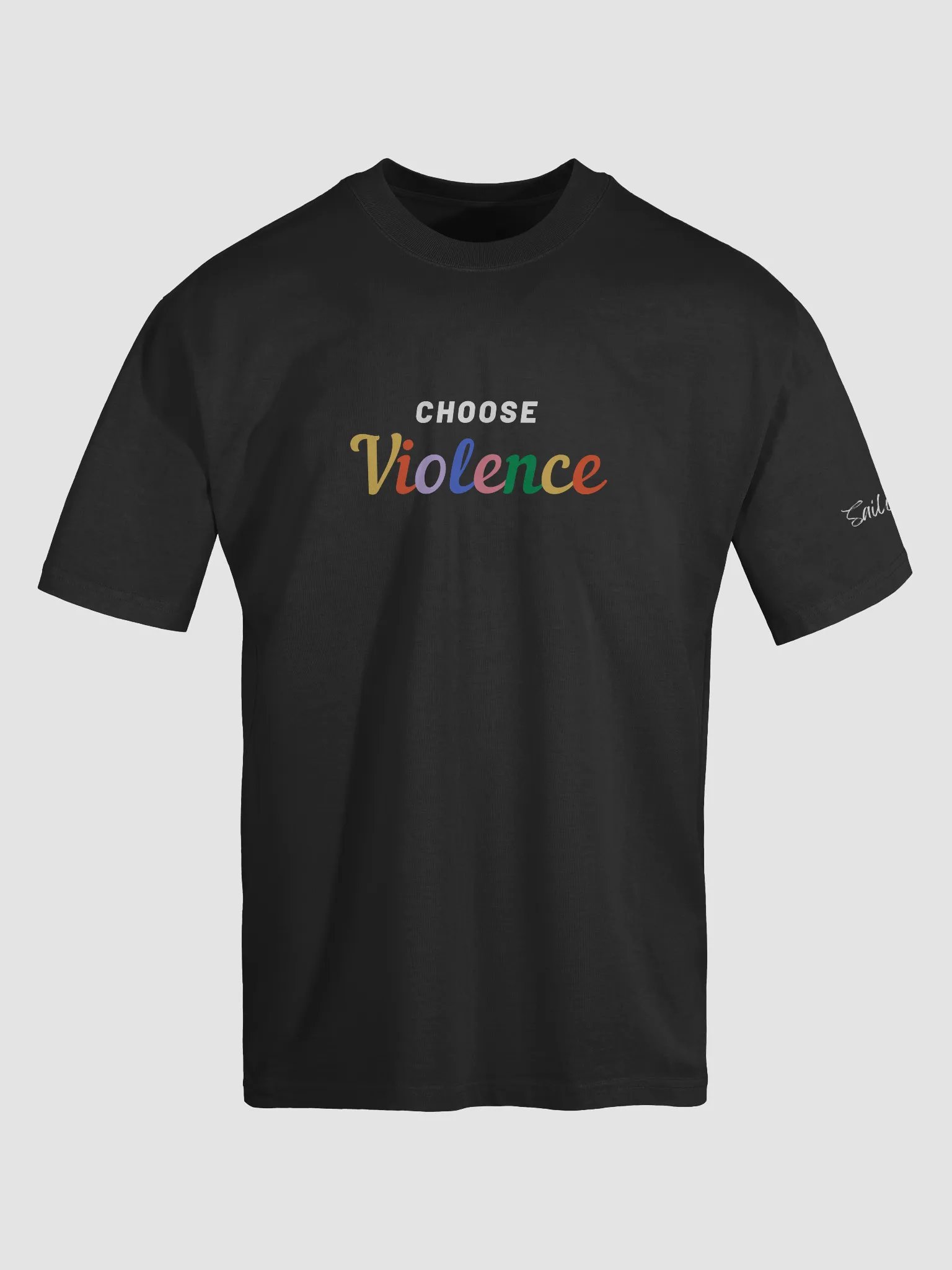 OVERSIZED Choose Violence T-Shirt product image (4)