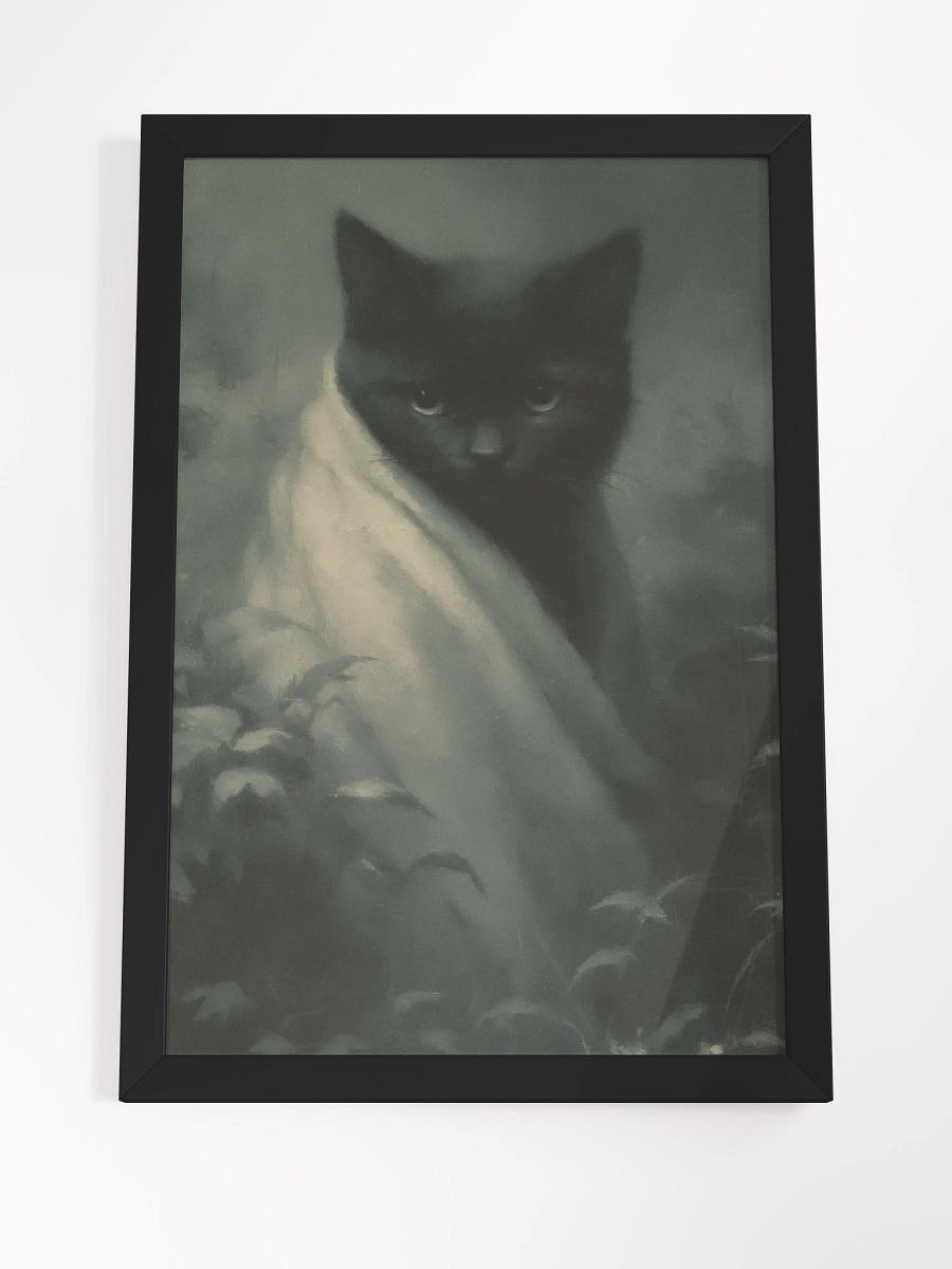 Enigmatic Feline Reverie Framed Poster product image (4)